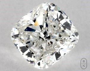 This cushion modified cut 1.02 carat H color si1 clarity has a diamond grading report from GIA